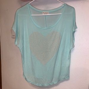 Teal Heart Shirt